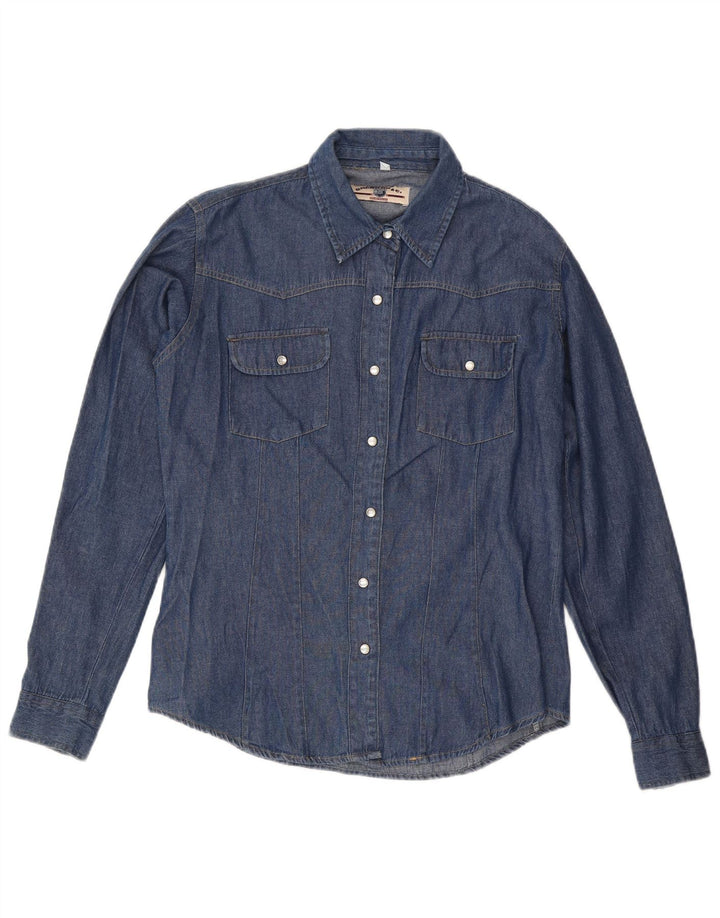 Женская джинсовая рубашка Brandon & C UK 18 XL, синяя