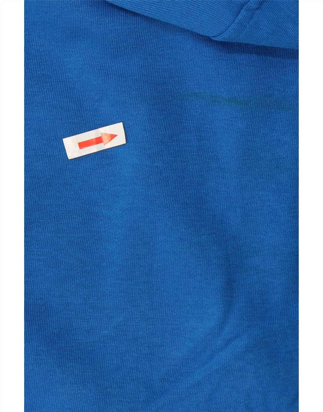 Ellesse Мужской свитер с капюшоном на молнии с графическим рисунком, средний синий, хлопок