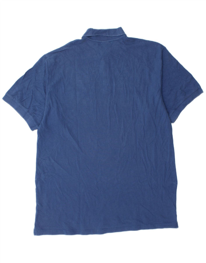 Мужская рубашка-поло Nike UK 42/44, большая синяя хлопковая