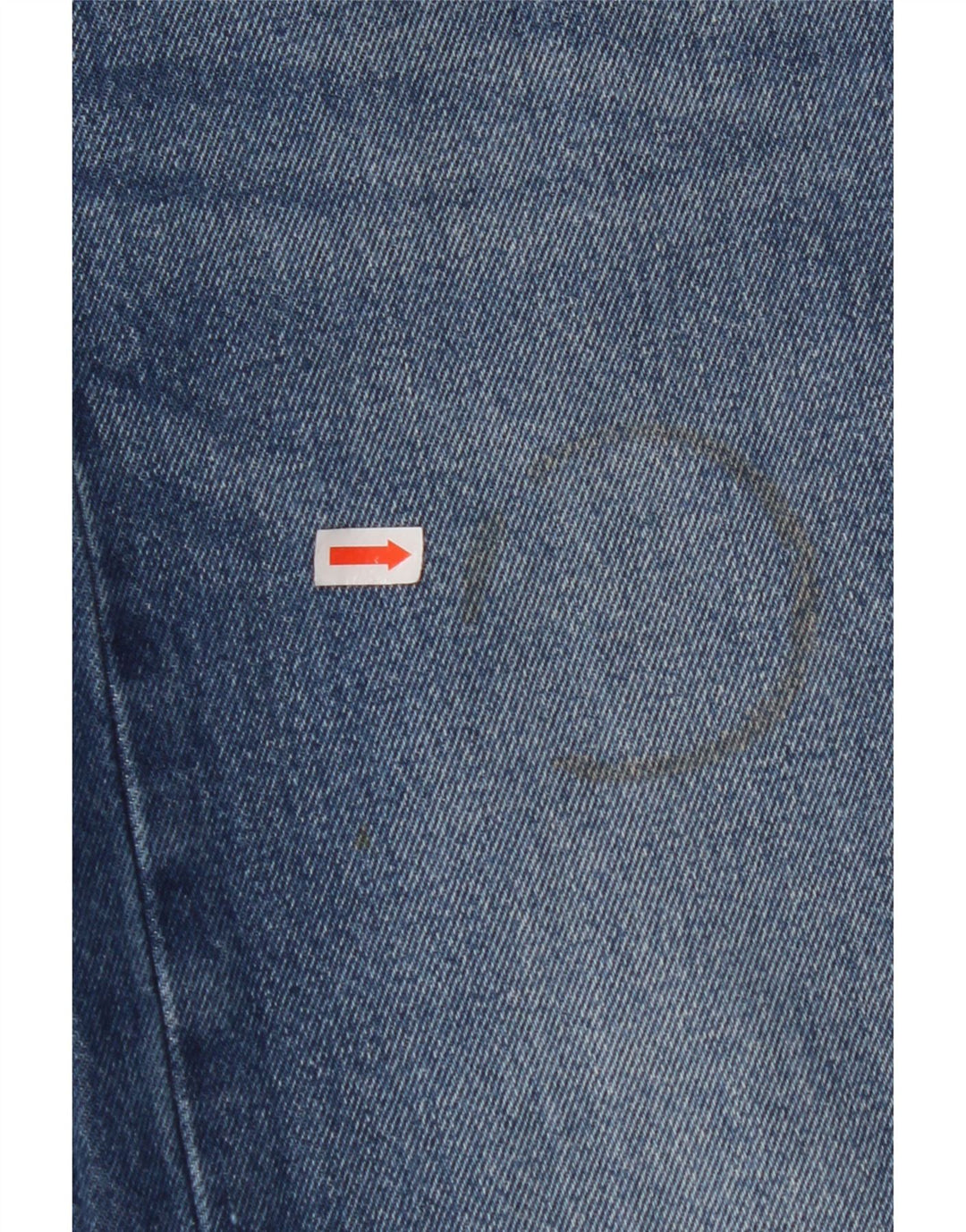Мужские прямые джинсы LEVI'S 501 W38 L32 синие, хлопок