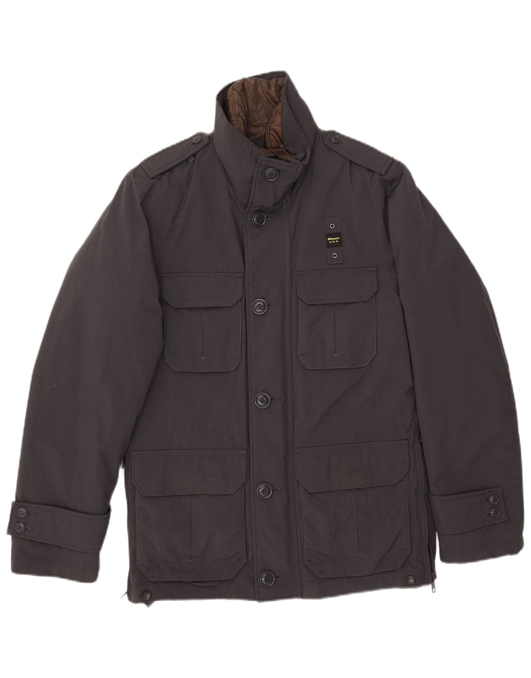 Мужская куртка в стиле милитари Blauer UK 36, маленькая, темно-синяя, нейлон