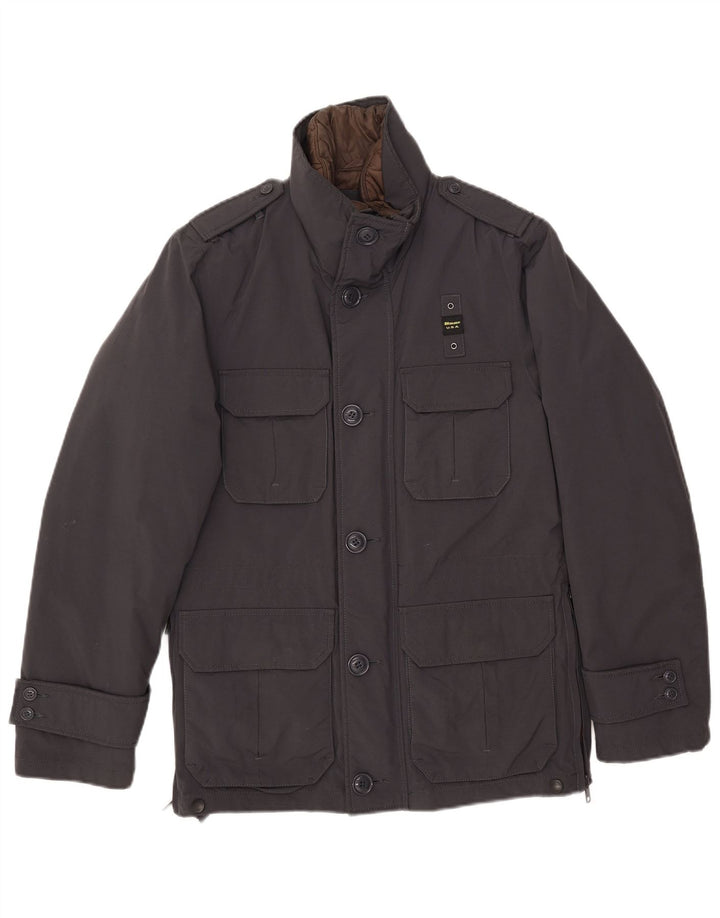 Мужская куртка в стиле милитари Blauer UK 36, маленькая, темно-синяя, нейлон