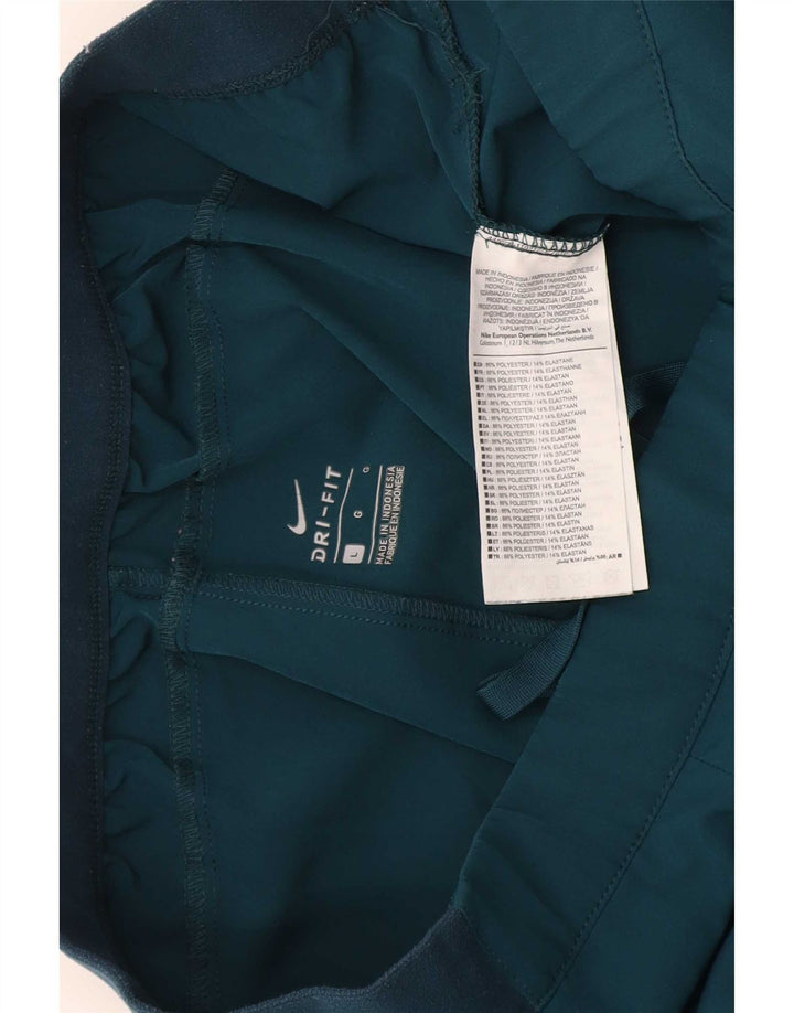Мужские спортивные шорты Nike Dri Fit, большие зеленые, полиэстер