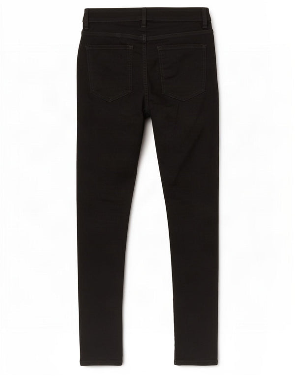 Женские джинсы скинни Marks & Spencer UK 10, маленькие W28 L26, черный хлопок