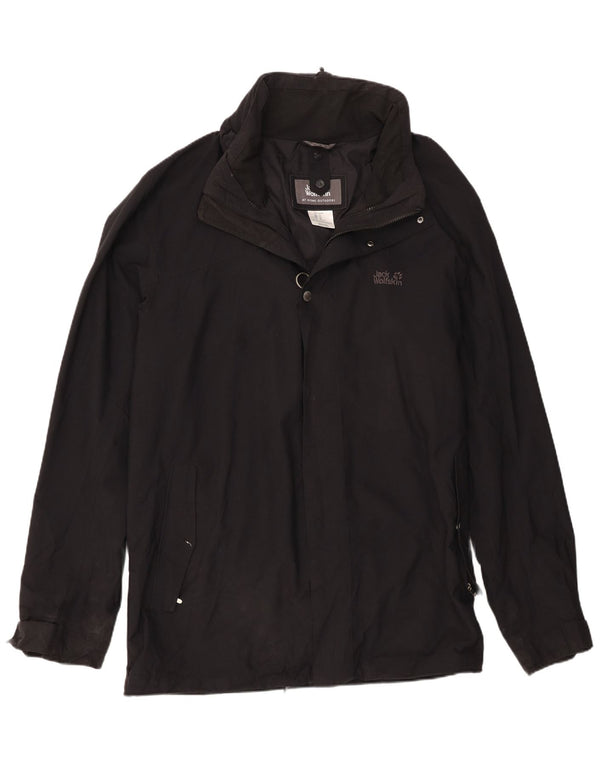 Мужская ветровка Jack Wolfskin UK 50 3XL, черный полиамид