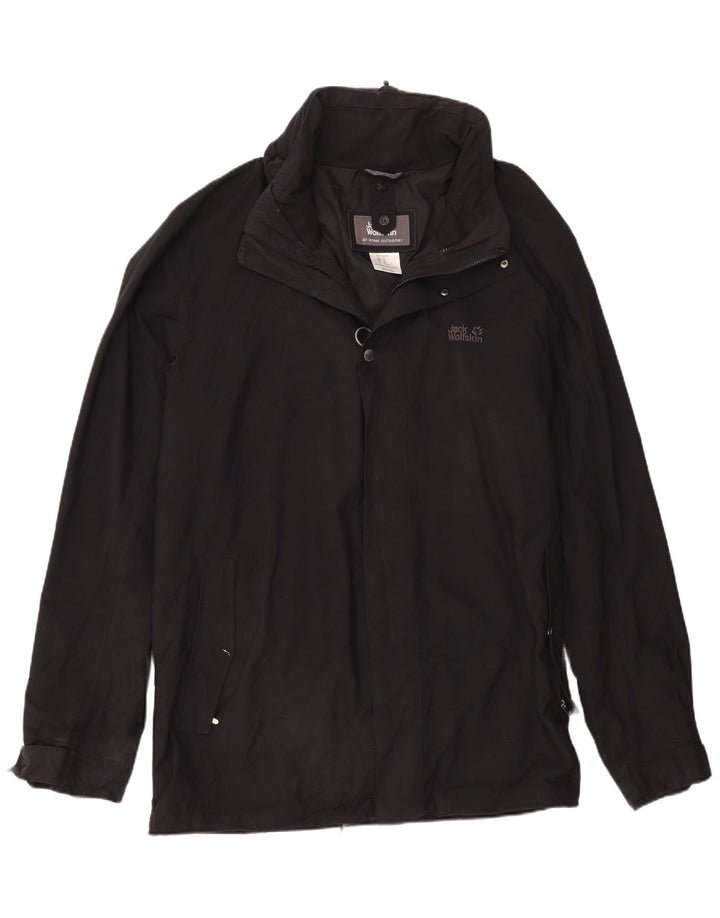 Мужская ветровка Jack Wolfskin UK 50 3XL, черный полиамид