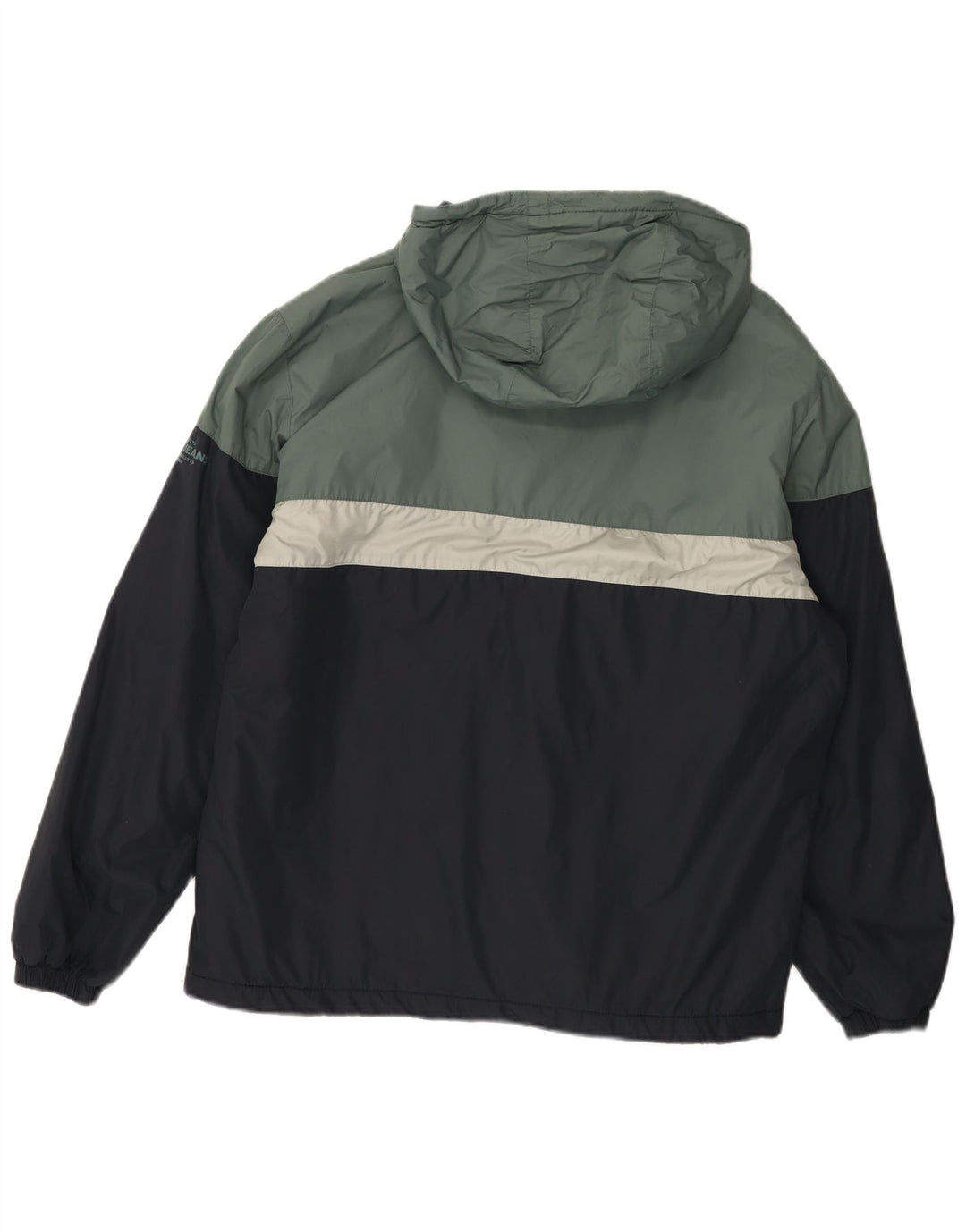 PEPE JEANS Мужская ветровка с капюшоном UK 42 XL Темно-синий с цветными блоками