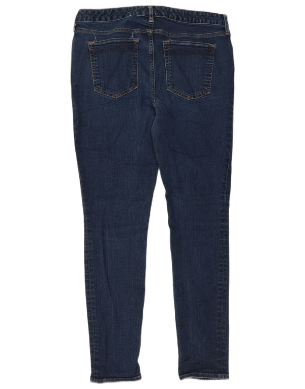 EDDIE BAUER Женские джинсы скинни слегка пышной формы США 12, большие W32 L28, синие