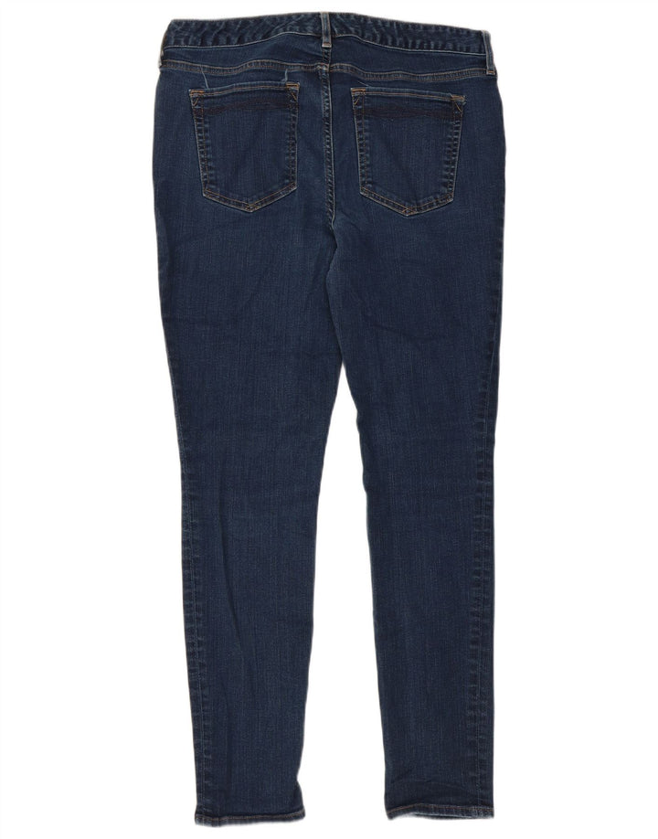 EDDIE BAUER Женские джинсы скинни слегка пышной формы США 12, большие W32 L28, синие