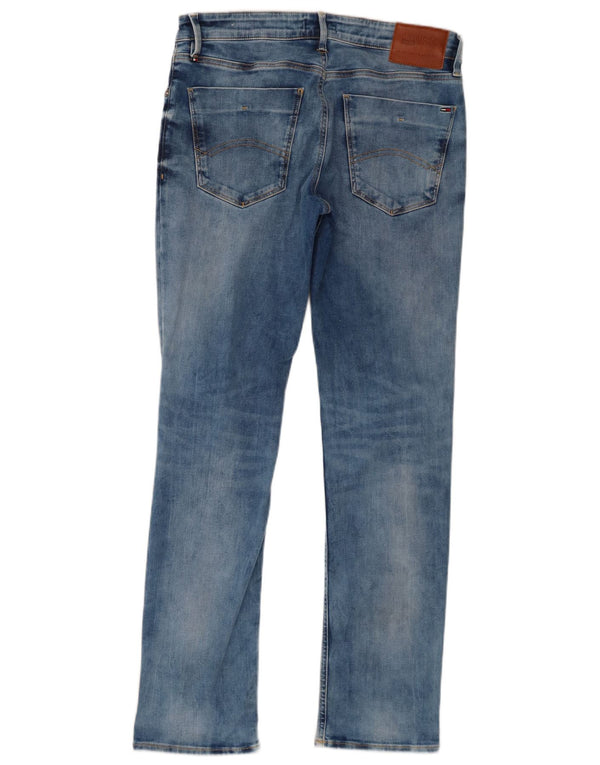 Tommy Hilfiger Mens Slim Jeans W32 L32 Blue Cotton