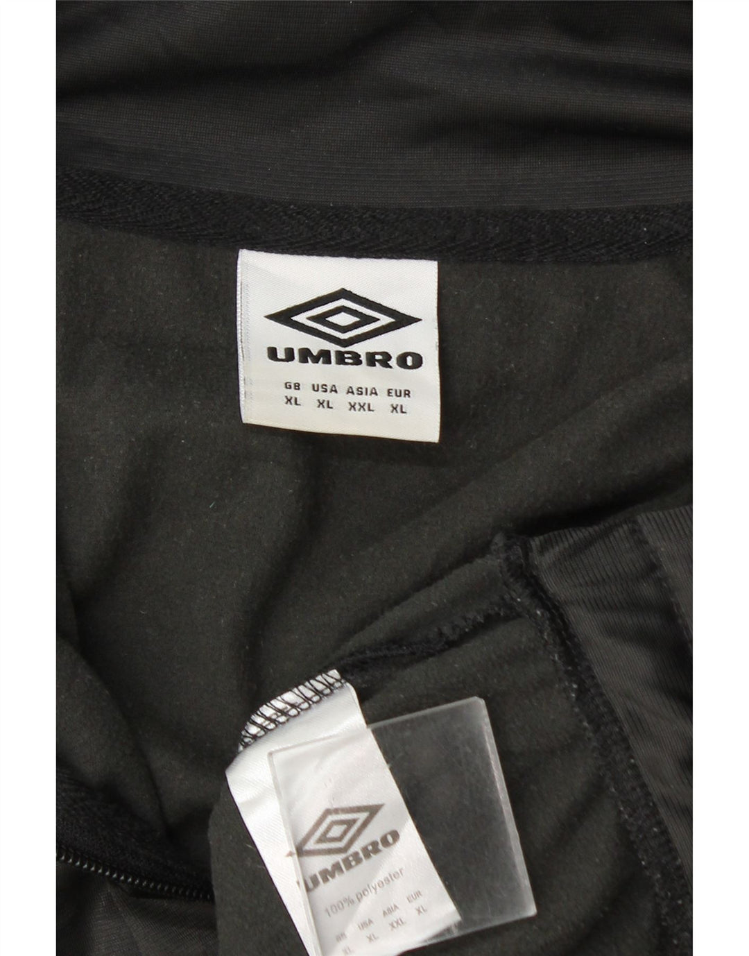Umbro Мужской спортивный костюм с графическим рисунком, верхняя куртка XL, серый полиэстер с цветными блоками