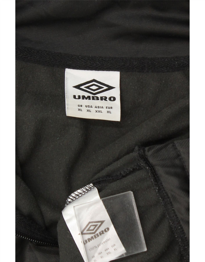 Umbro Мужской спортивный костюм с графическим рисунком, верхняя куртка XL, серый полиэстер с цветными блоками