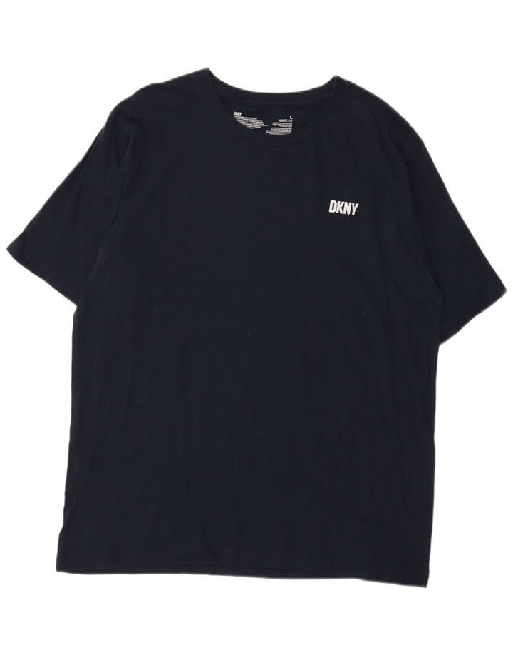 Мужская футболка Dkny, большой темно-синий хлопок