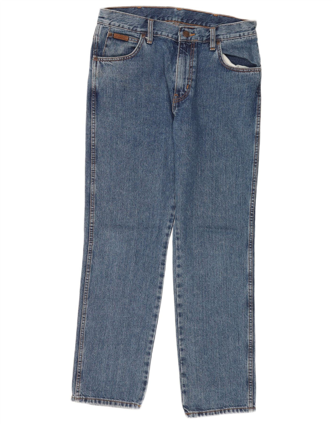 Мужские прямые джинсы Wrangler Texas W32 L30, синий хлопок