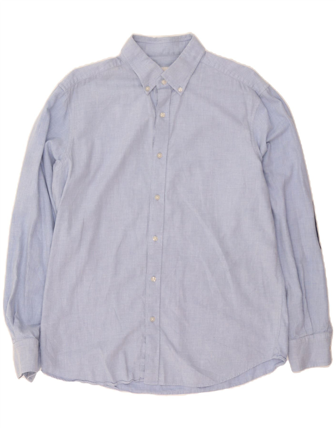MASSIMO DUTTI Mens Shirt Large Blue Cotton Vintage Massimo Dutti and Second-Hand Massimo Dutti from Messina Hembry 