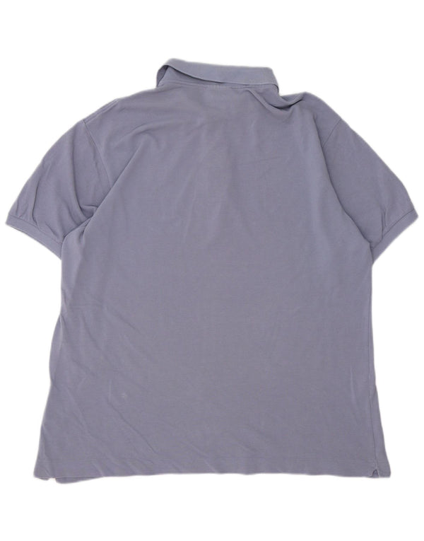 Мужская рубашка-поло Lacoste, размер 6 XL, фиолетовый хлопок