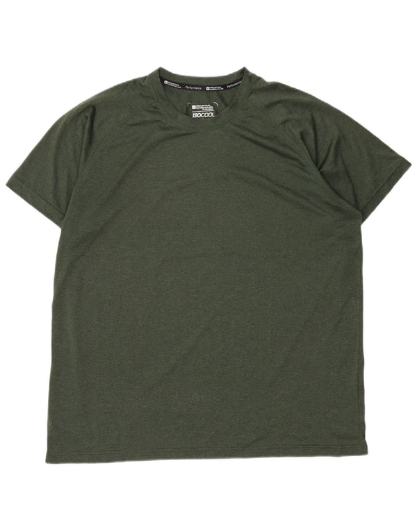 Мужская футболка Mountain Warehouse IsoCool, XL, зеленая