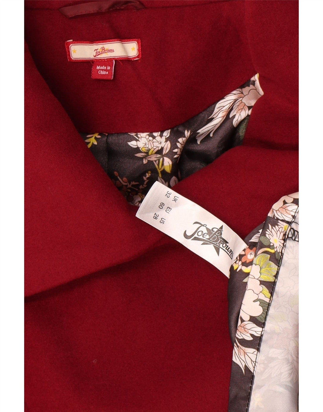 Женское пальто большого размера Joe Browns UK 22 3XL, красный полиэстер