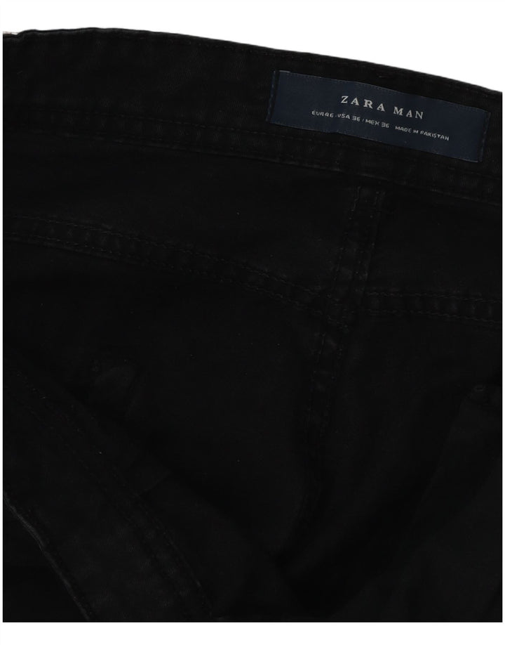 Мужские узкие джинсы Zara EU 46 XL W36 L31 черные