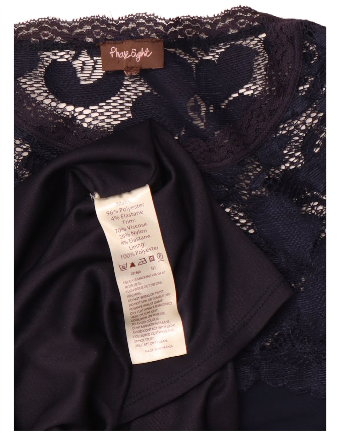 Женское платье макси с длинным рукавом PHASE EIGHT, Великобритания 12, средний темно-синий с цветочным принтом