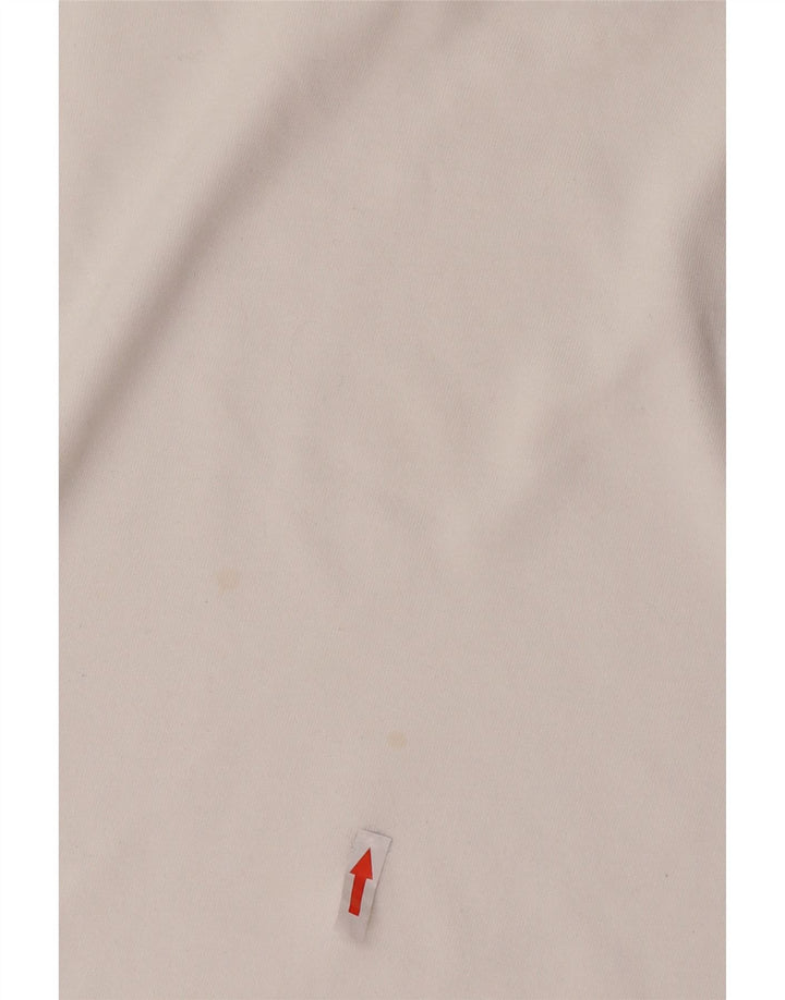 Мужская футболка Nike из хлопка белого цвета среднего размера