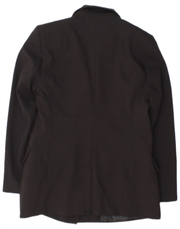Женский двубортный пиджак Zara UK 18 XL, черный полиэстер