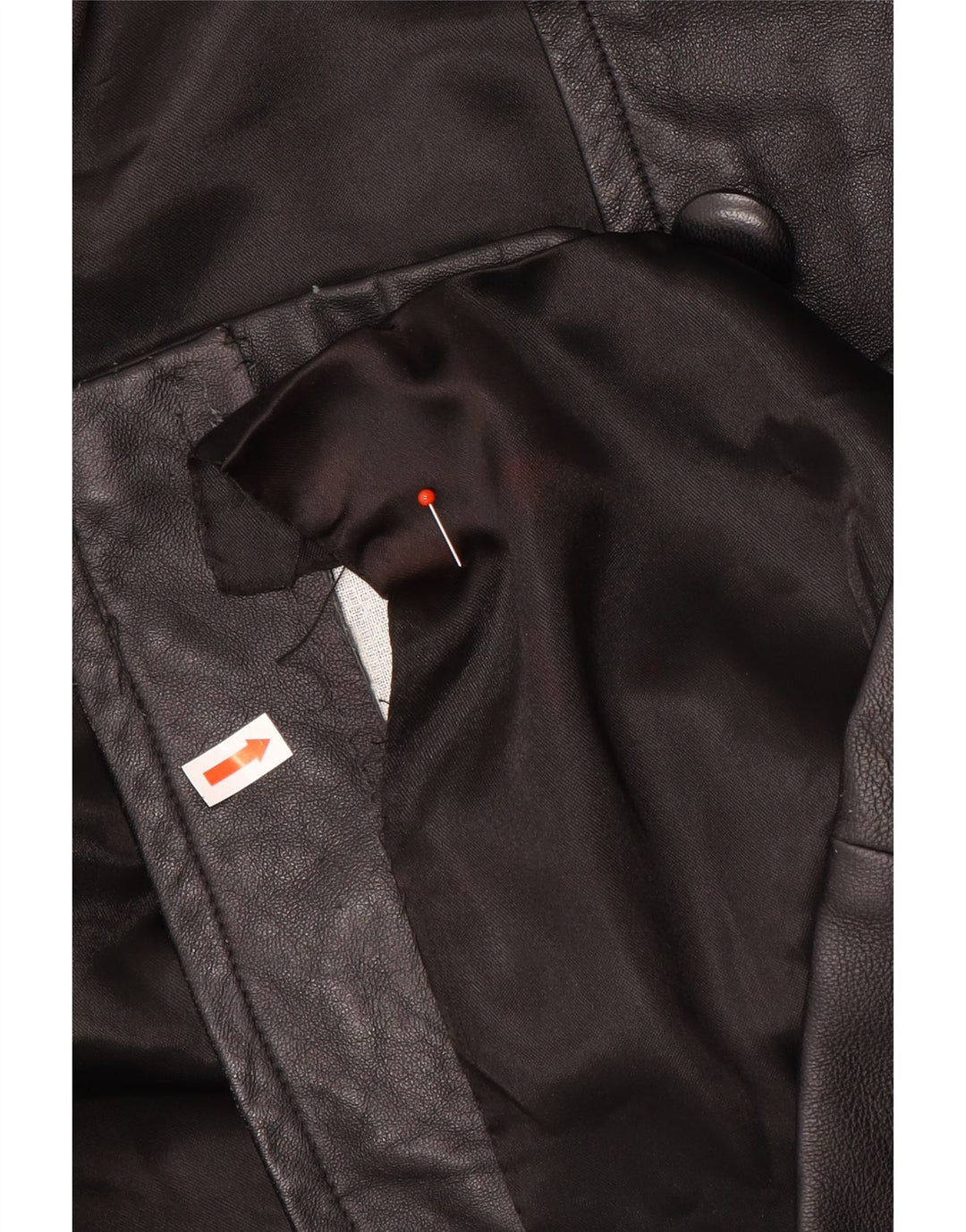 Женское кожаное пальто Carnet UK 18 XL, черное