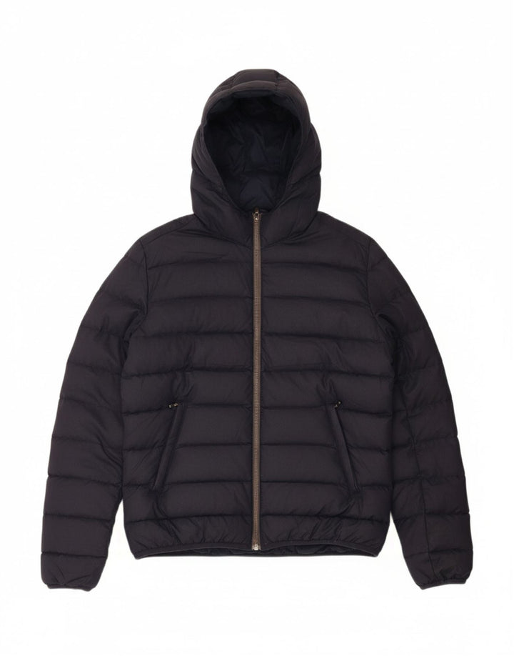 COLMAR Womens Hooded Padded Jacket IT 48 XL Navy Blue
