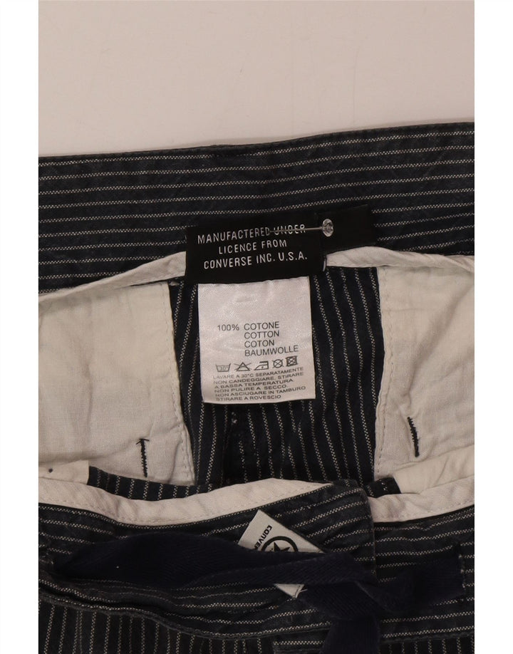 Мужские шорты чинос Converse Medium W32, серые хлопковые полоски