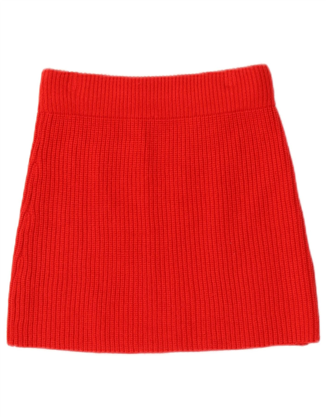 Женская трикотажная мини-юбка Zara, маленькая W26, красная вискоза