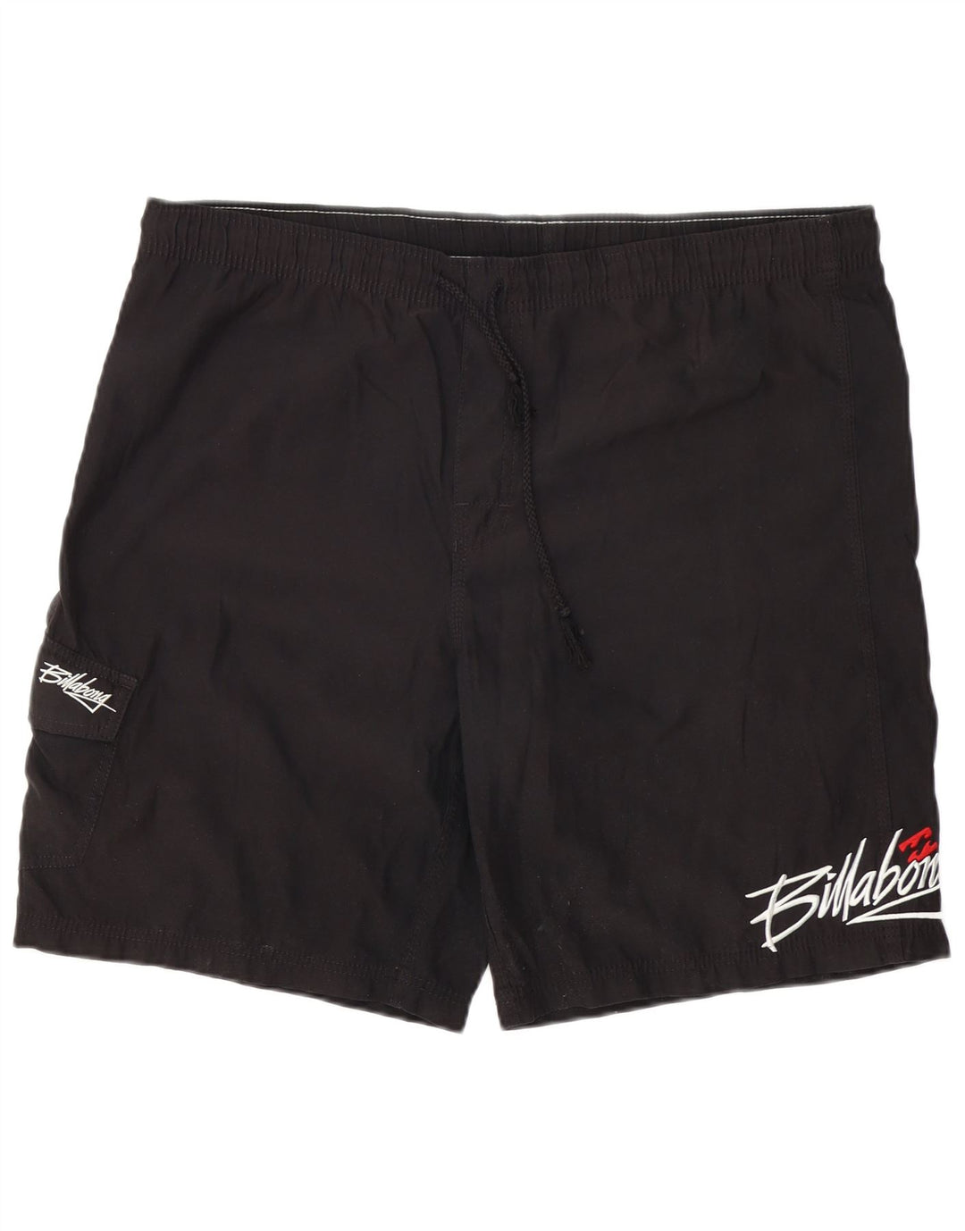 BILLABONG Мужские шорты для плавания с рисунком, большие черные, полиэстер