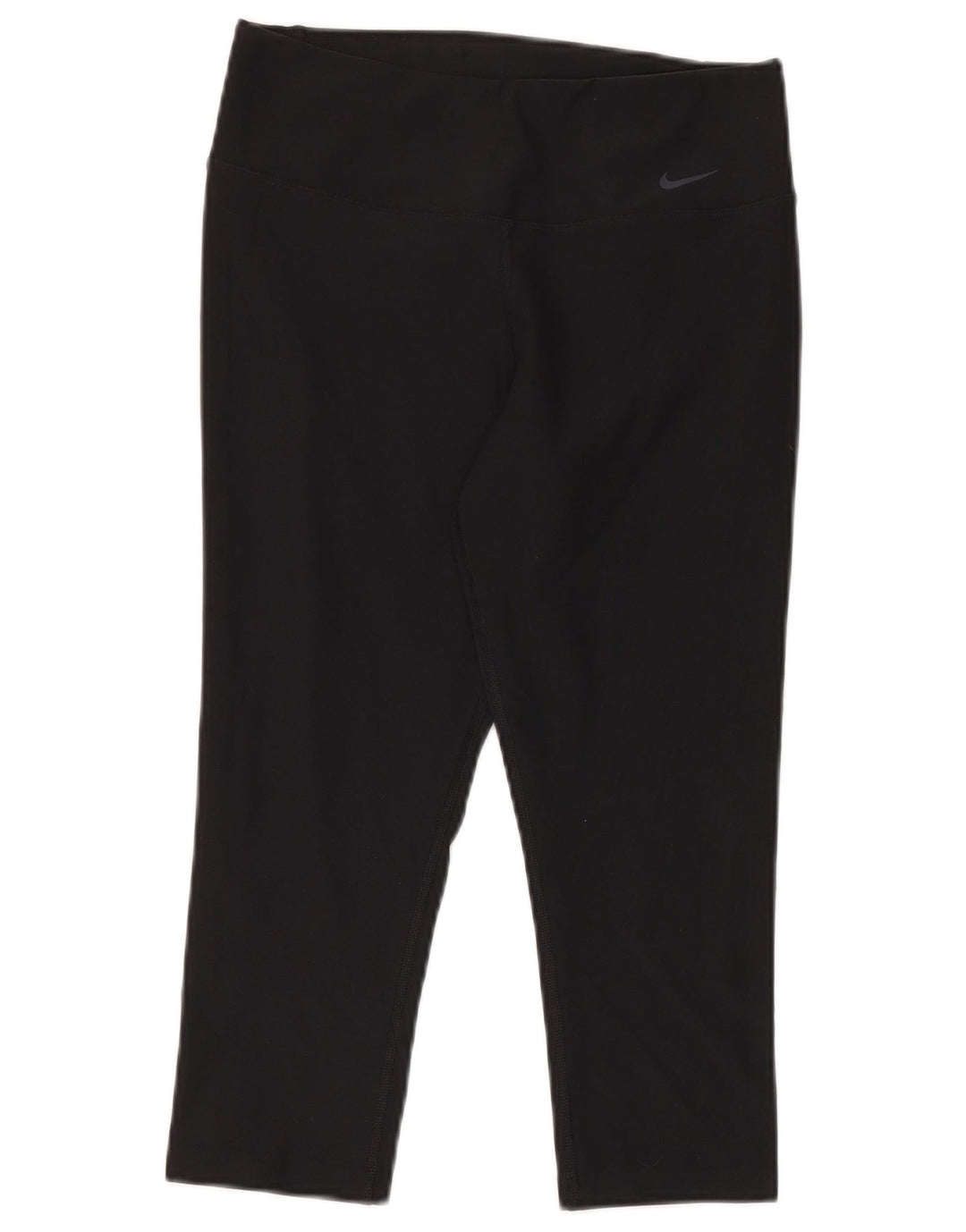 Женские леггинсы-капри Nike Dri Fit UK 10, маленькие черные из полиэстера