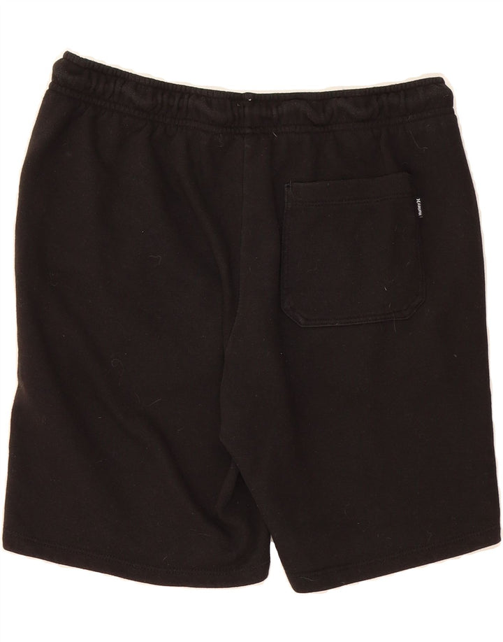 HURLEY Mens Graphic Sport Shorts Medium  Black Cotton Vintage Hurley and Second-Hand Hurley from Messina Hembry 