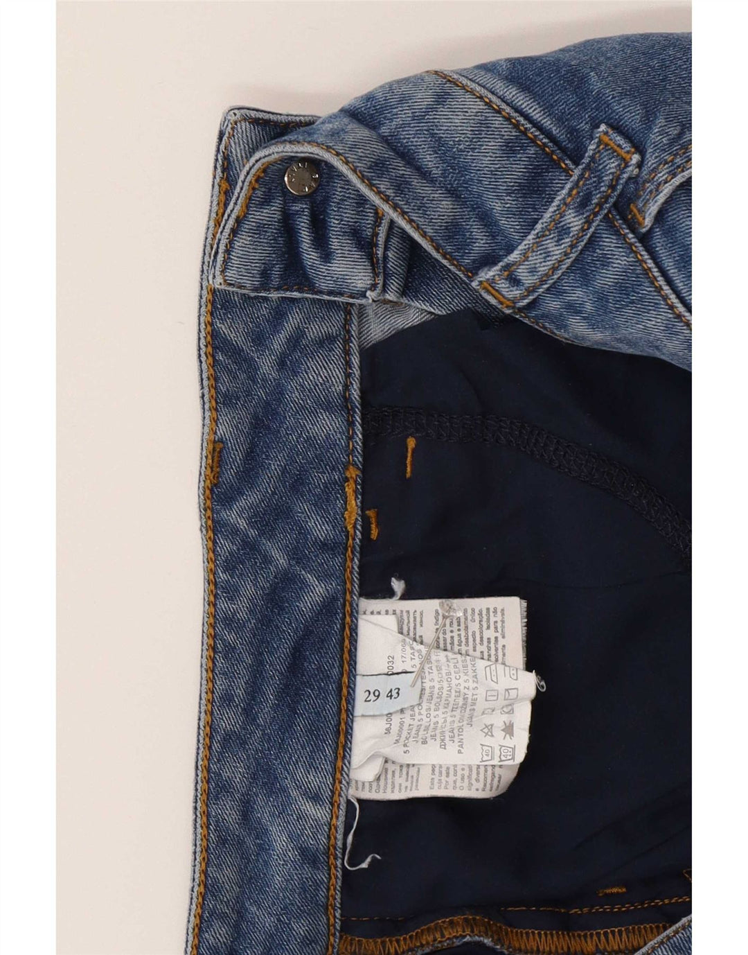 Женские узкие джинсы Trussardi W29 L32 синие