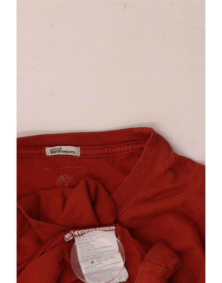 Мужские кроссовки Timberland Earthkeepers с рисунком, длинный рукав, средний красный хлопок