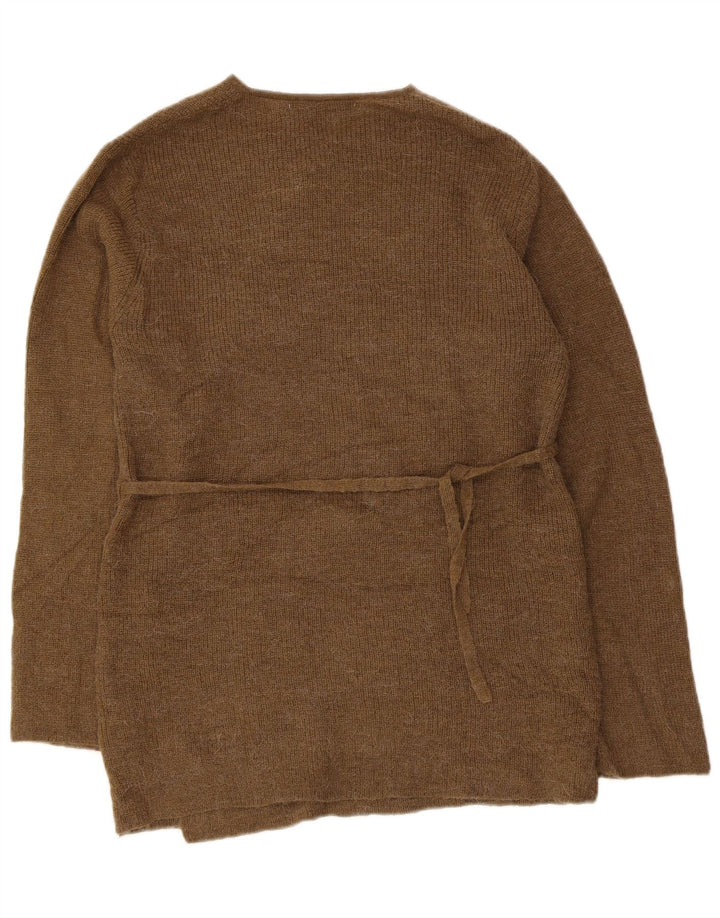 Женский кардиган с запахом Zara UK 10, маленький цвет хаки, полиамид