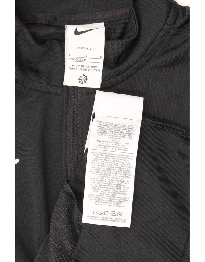 Спортивный костюм Nike для мальчиков Dri Fit, верхняя куртка, 12–13 лет, большой черный полиэстер
