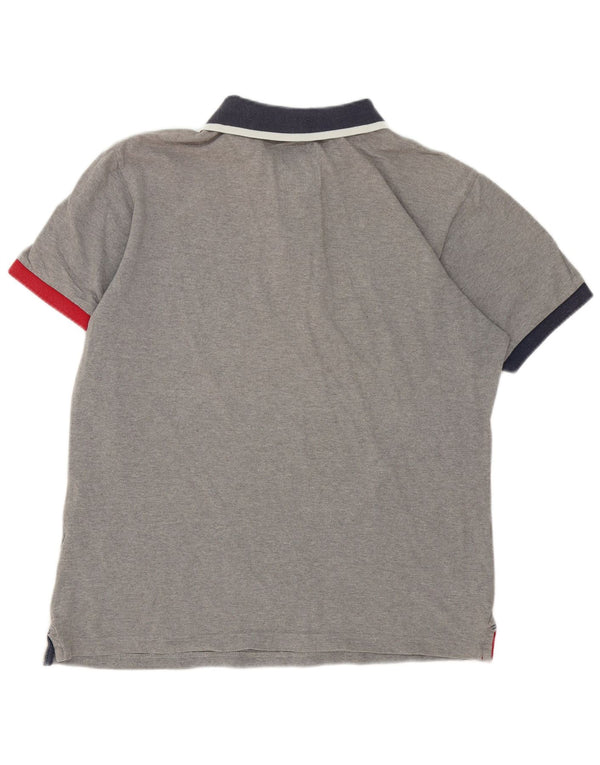 Мужская рубашка-поло для регби North Sails с графическим рисунком XL, серая, хлопок
