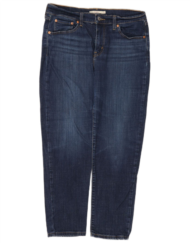 Женские узкие джинсы-бойфренды Levi's W29 L27, синие, хлопок