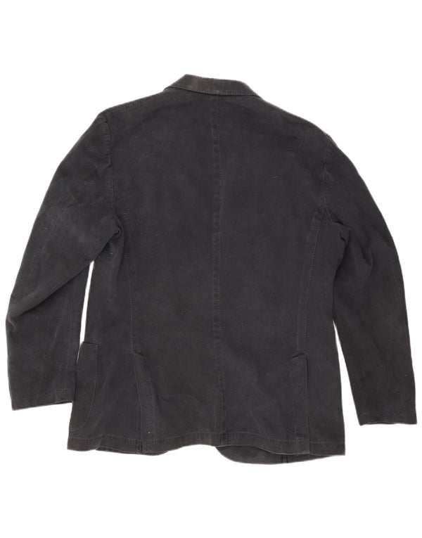 Мужской пиджак с 3 пуговицами Polo Ralph Lauren IT 54 XL, черный хлопок