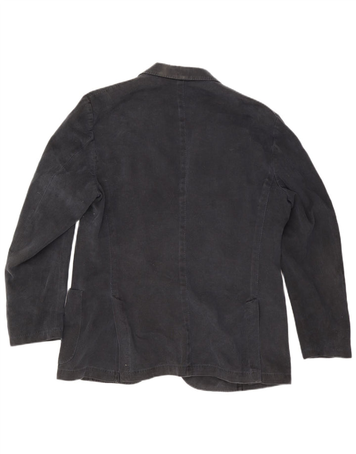 Мужской пиджак с 3 пуговицами Polo Ralph Lauren IT 54 XL, черный хлопок
