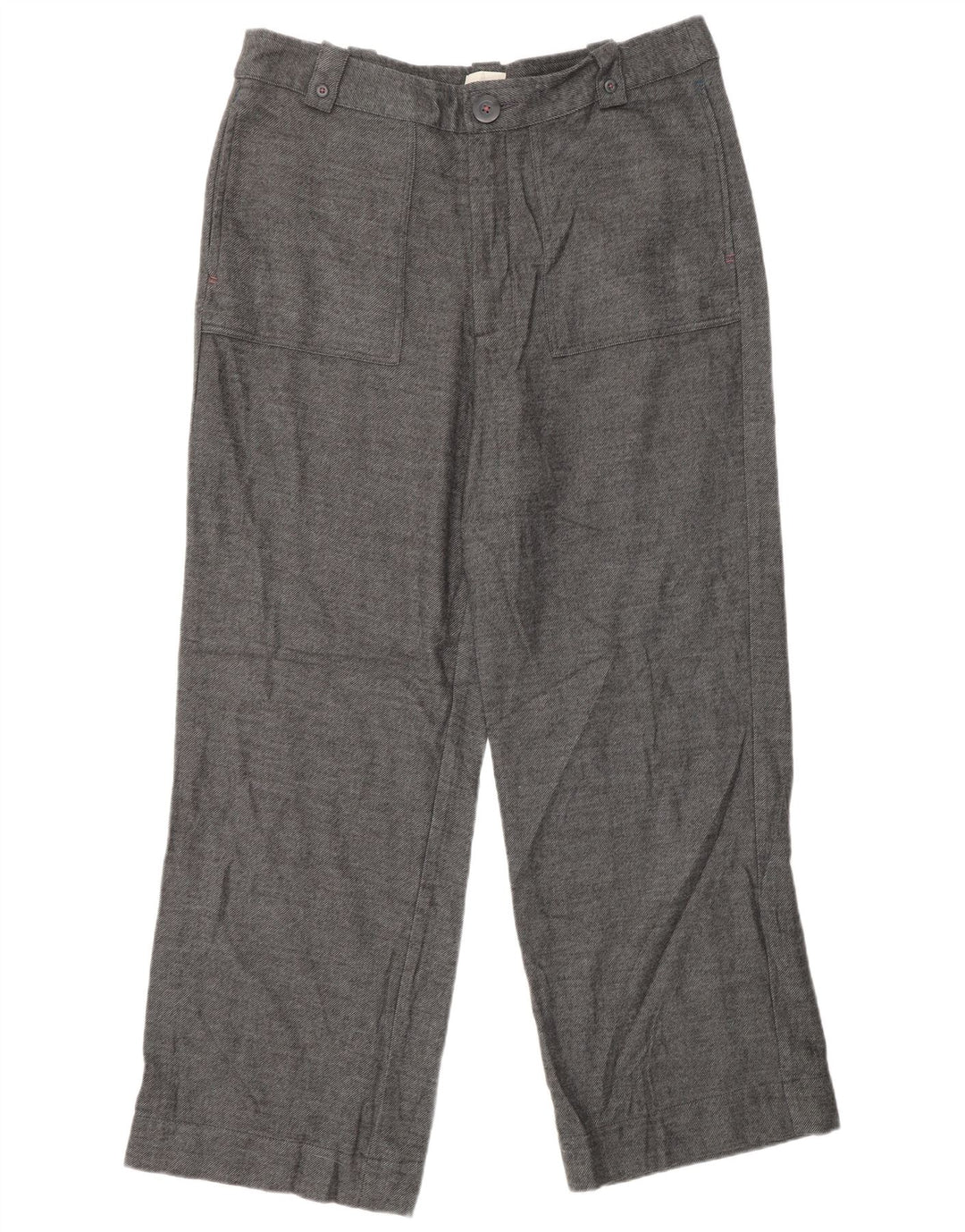 Женские прямые повседневные брюки WHITE STUFF UK 16, большие W34 L29, серые