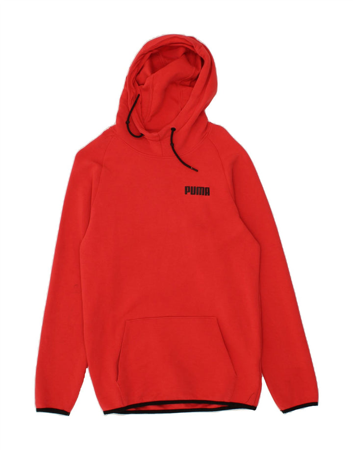PUMA Mens Hoodie Jumper Small Red Cotton Vintage Puma and Second-Hand Puma from Messina Hembry 