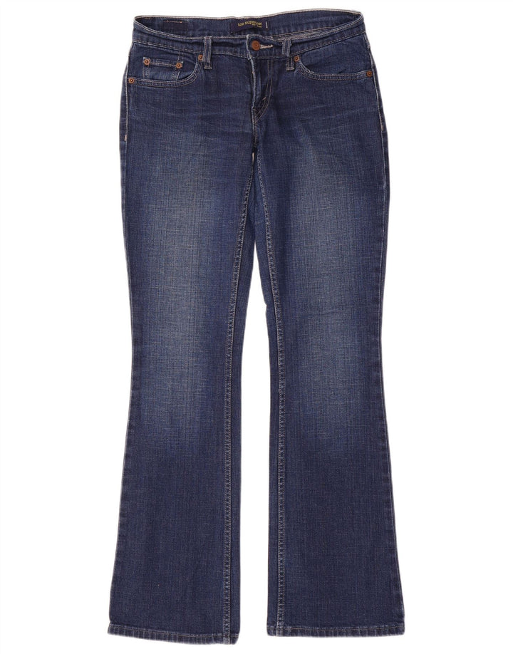 Женские джинсы Levi's 524 с низкой талией Bootcut США 5, средний W30 L32, синий хлопок