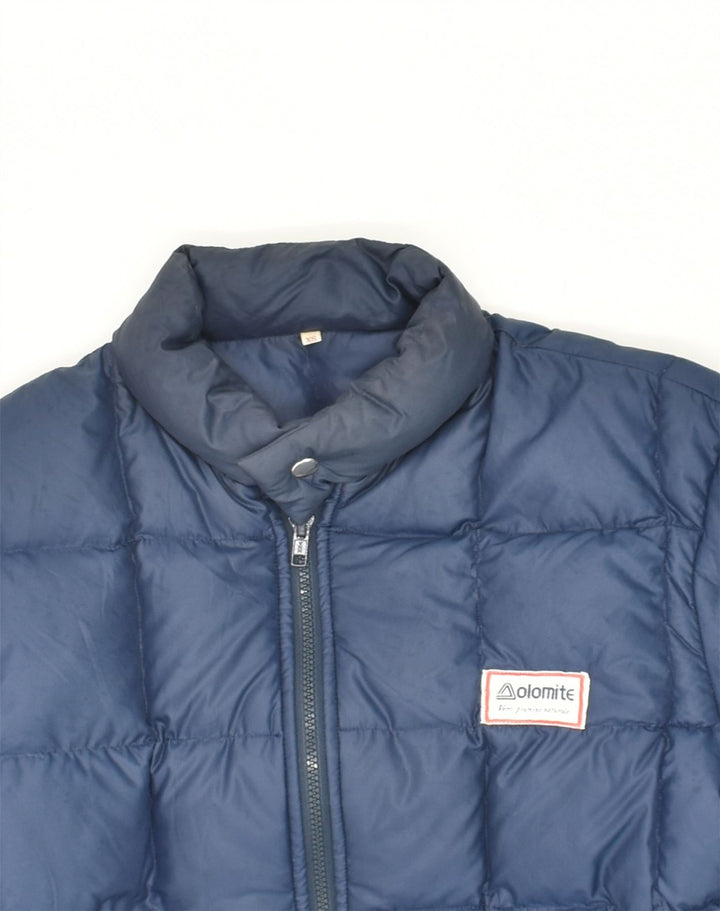 DOLOMITE Mens Padded Jacket UK 34 XS Blue Polyester Vintage Dolomite and Second-Hand Dolomite from Messina Hembry 