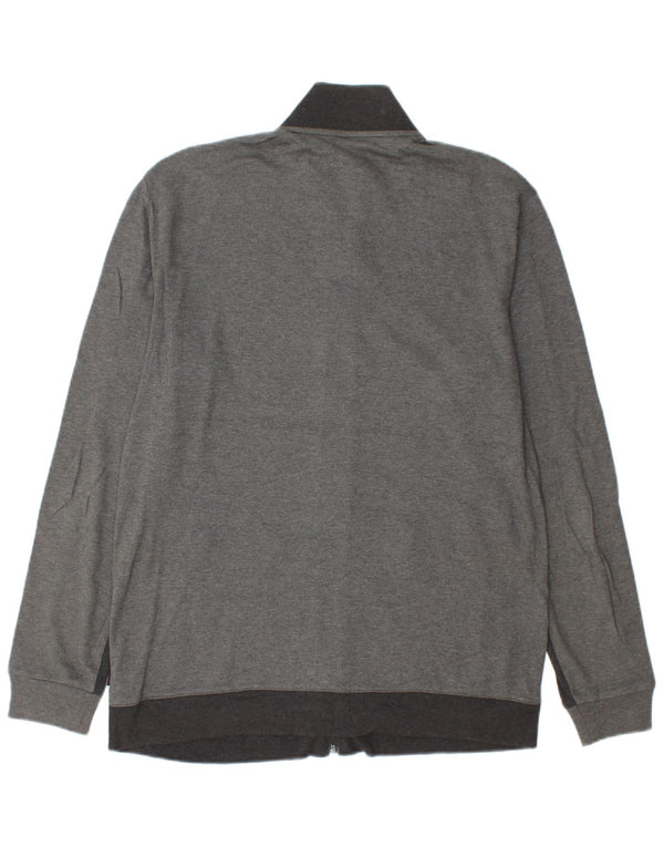 CALVIN KLEIN Мужской спортивный костюм, верхняя куртка, большой серый хлопок