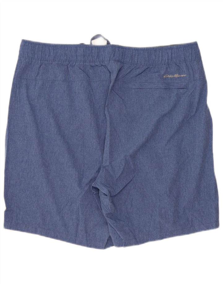 EDDIE BAUER Мужские повседневные шорты XL W38 Синие полиэстер