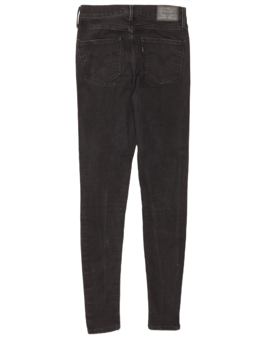 Женские джинсы LEVI'S 720 с высокой посадкой суперскинни W25 L30, черный хлопок