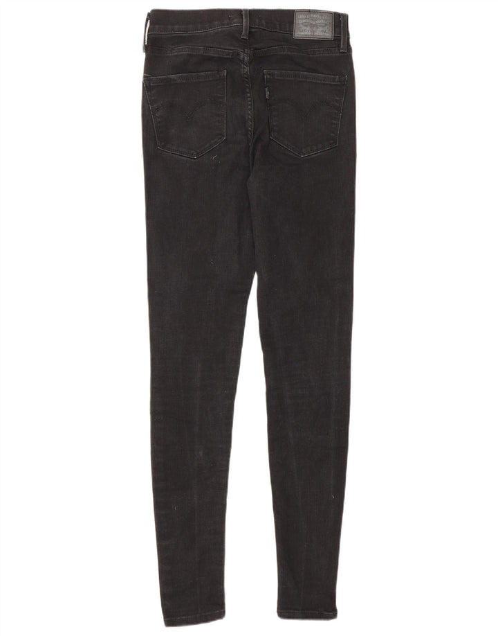 Женские джинсы LEVI'S 720 с высокой посадкой суперскинни W25 L30, черный хлопок