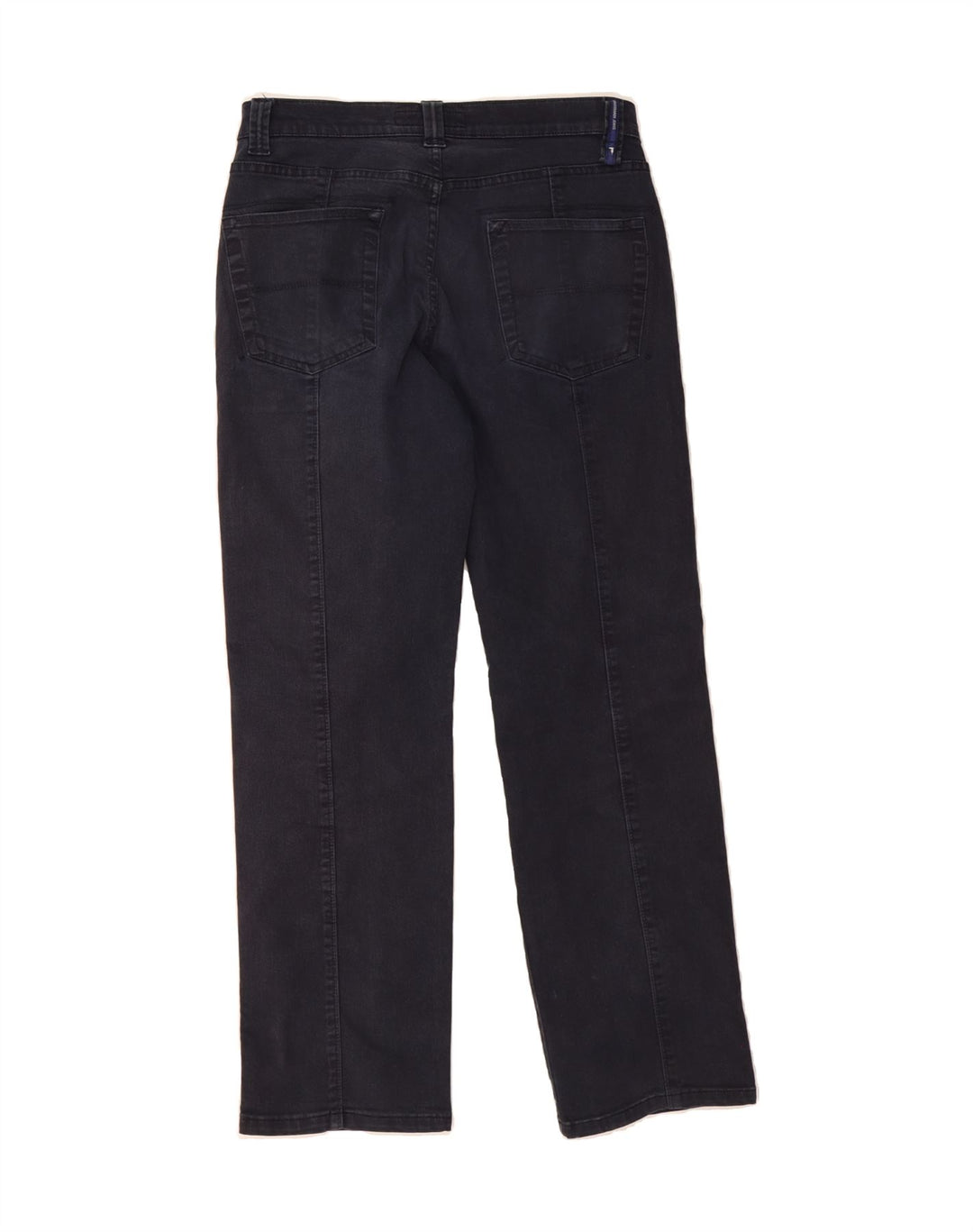TRUSSARDI Womens Straight Jeans W32 L28 Navy Blue Cotton Vintage Trussardi and Second-Hand Trussardi from Messina Hembry 